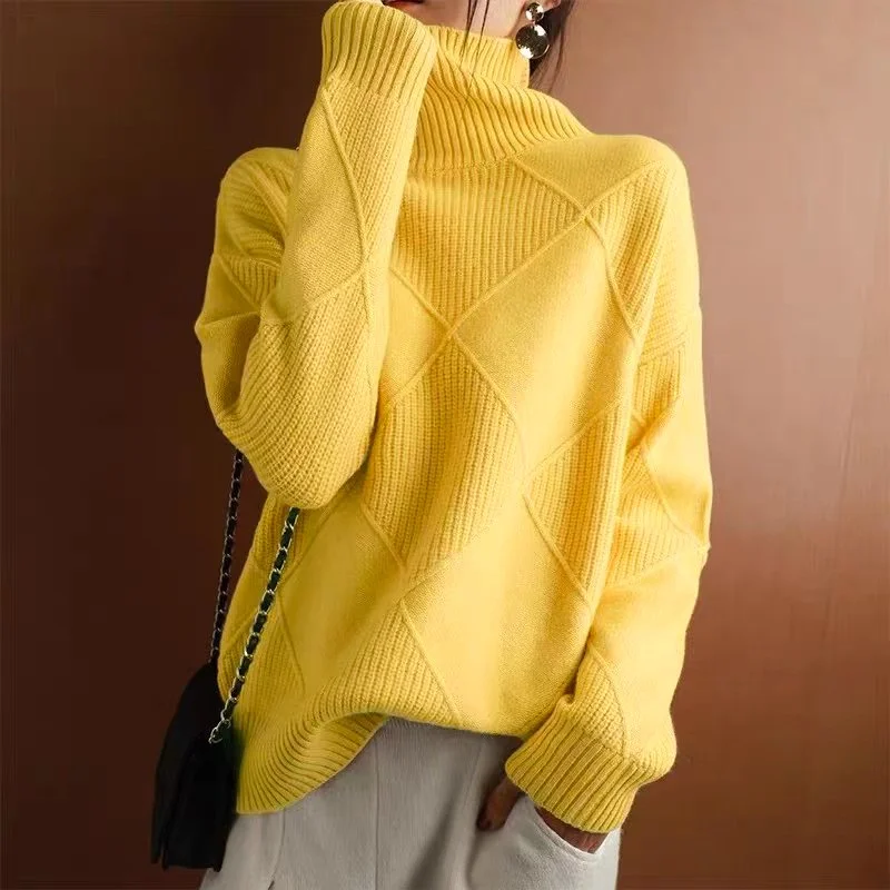 Long Sleeve Knitted Shift Sweater