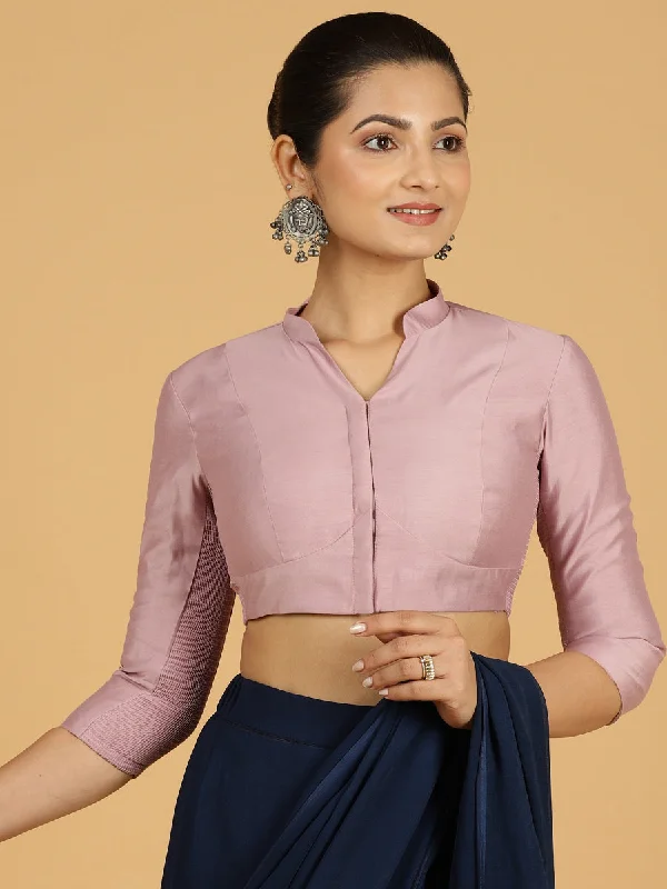 Maya x Rozaana | Three Quarter Sleeves Saree Blouse in Lilac