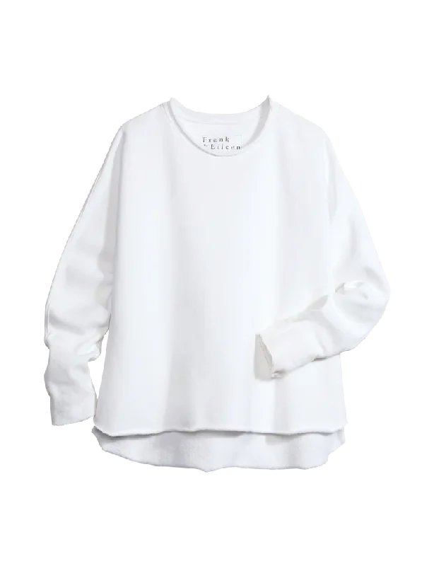 Anna Long Sleeve Capelet White