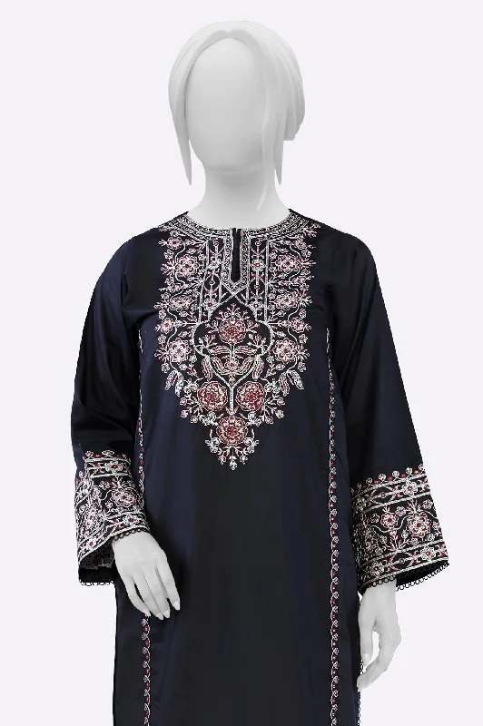 Black Embroidered Kurti