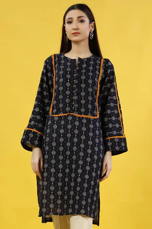 Navy Blue Kurti