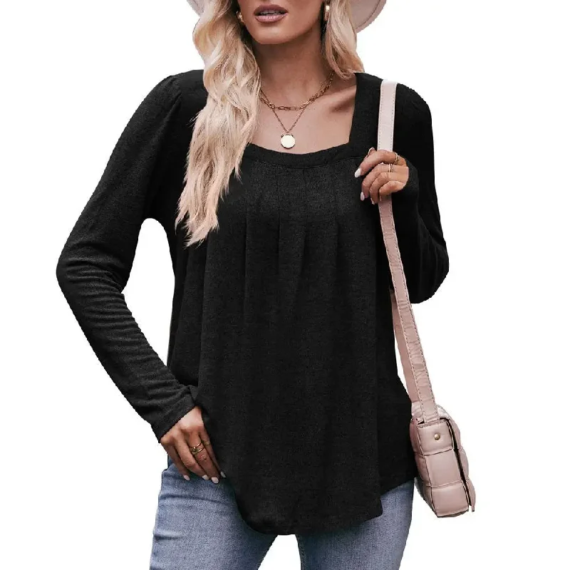 FashionSierra Casual Loose Vintage Elegant Summer Youth Female Blouse