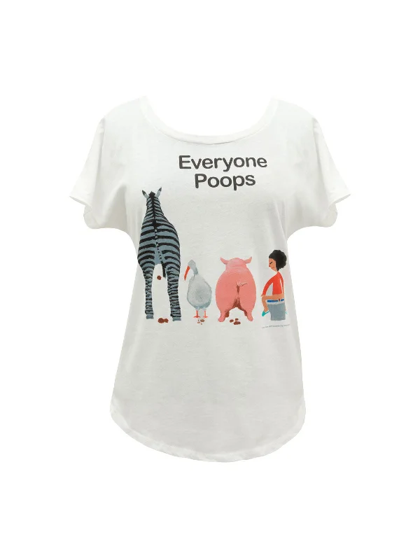 Everyone Poops Women’s Relaxed Fit T-Shirt