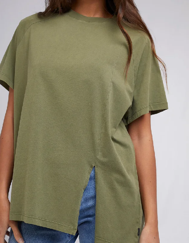 Silent Theory Routine Tee Khaki