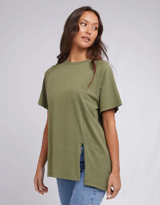 Silent Theory Routine Tee Khaki