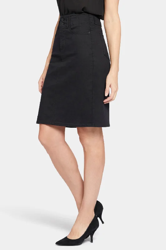 High Waist Skirt - Black