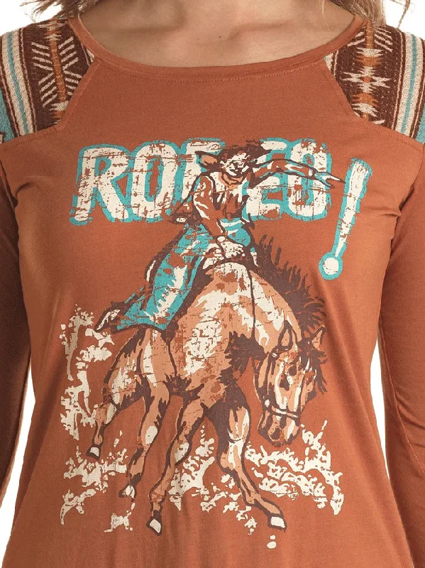 Women's White Label Rodeo T-Shirt #LW22T02915