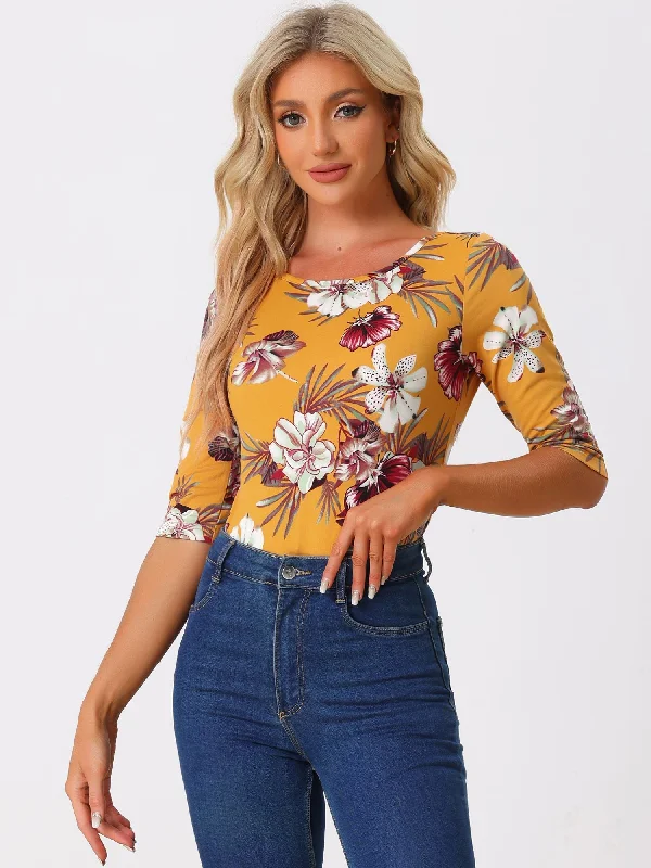 Yellow-Floral / L