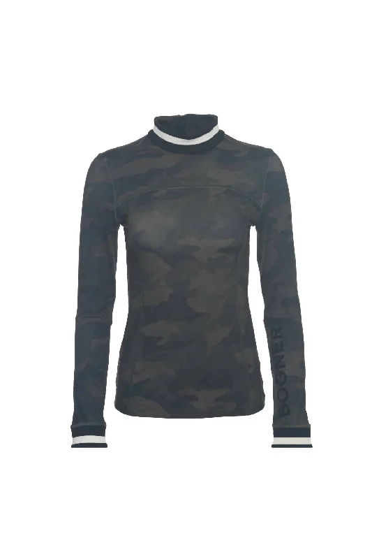 Patrizia Top In Dark Camo