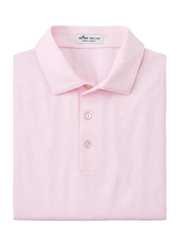 Peter Millar - Men's Jubilee Striped Polo - Palmer Pink