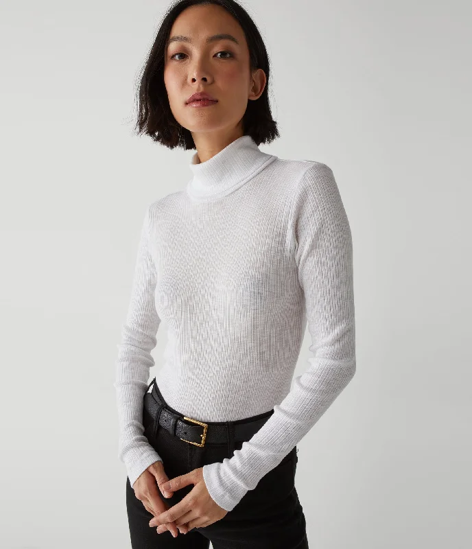 Bell Ribbed Turtleneck