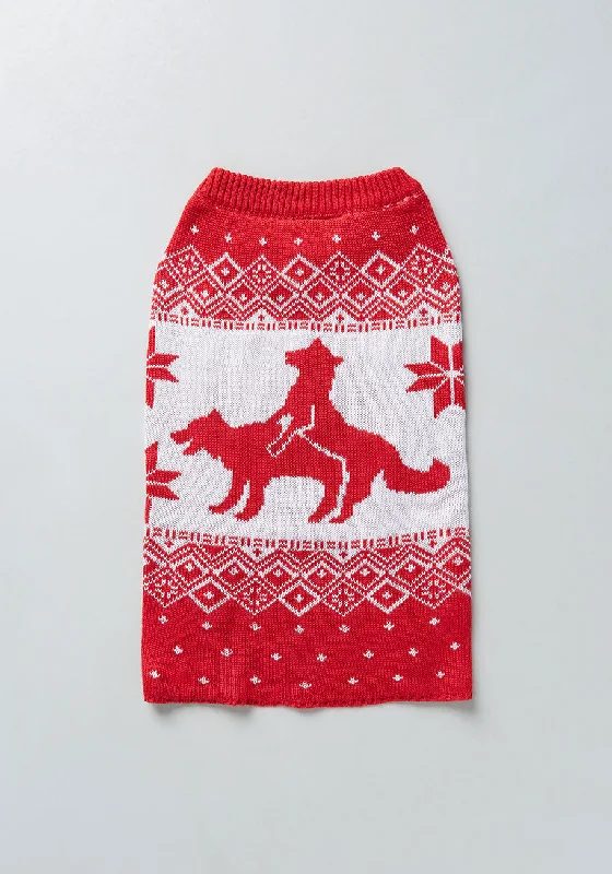 Get Your Holly Jollies Pet Sweater