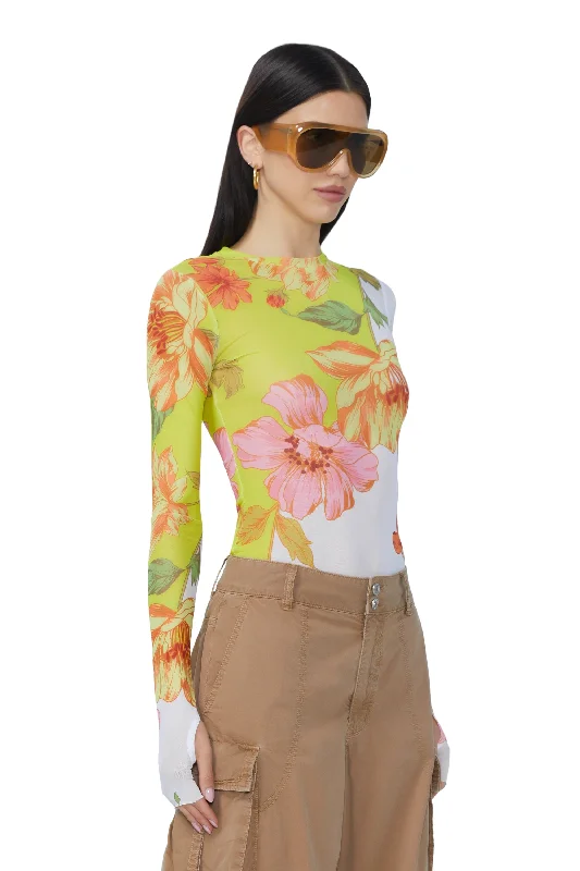 Kaylee Top - Color Block Floral