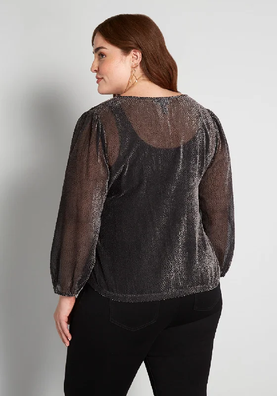 New Sheer's Eve Top