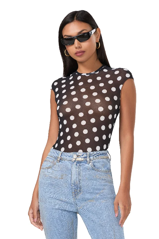 Nina Top - Diagonal Dot