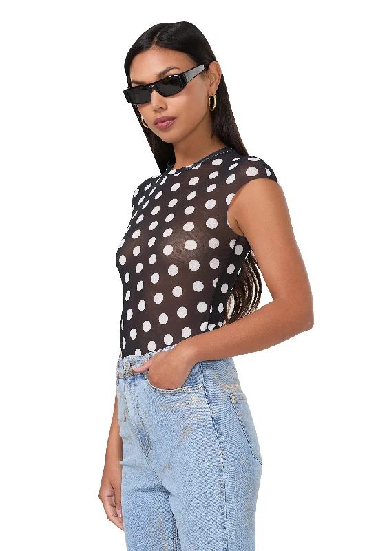 Nina Top - Diagonal Dot