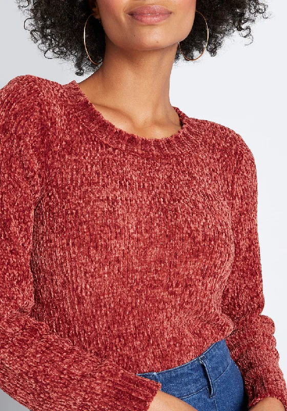 On and Soft Again Chenille Sweater