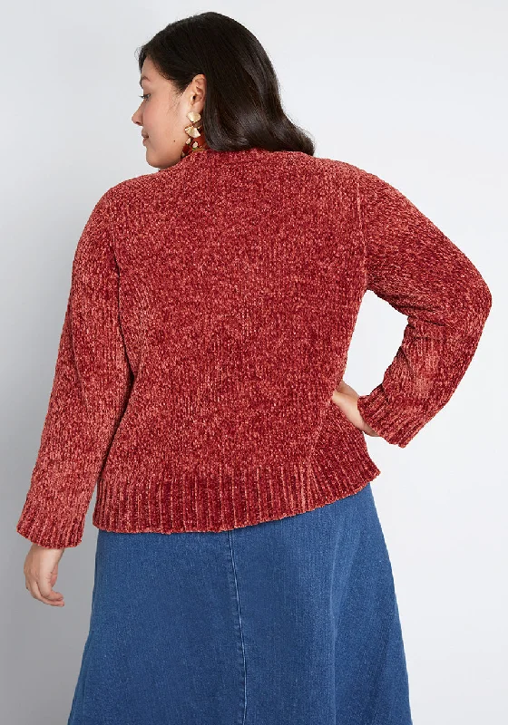 On and Soft Again Chenille Sweater