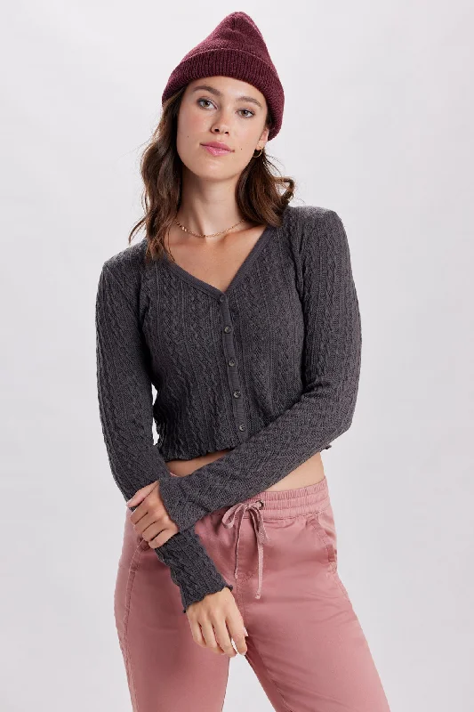 Skagit Cable Knit Long Sleeve Top