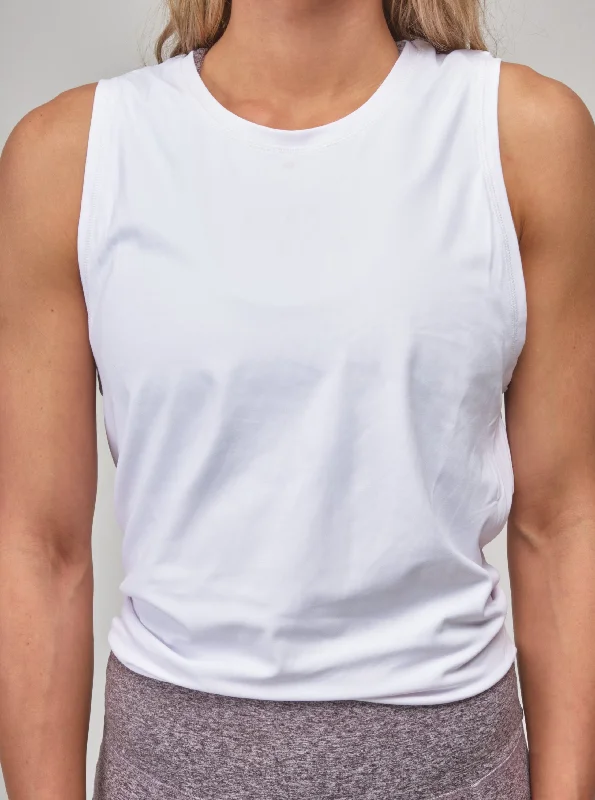 Tidal Flow Tank Top - White