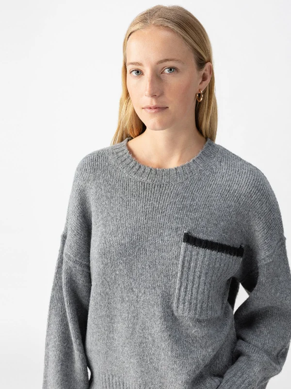 Uptown Girl Sweater Heather Ash