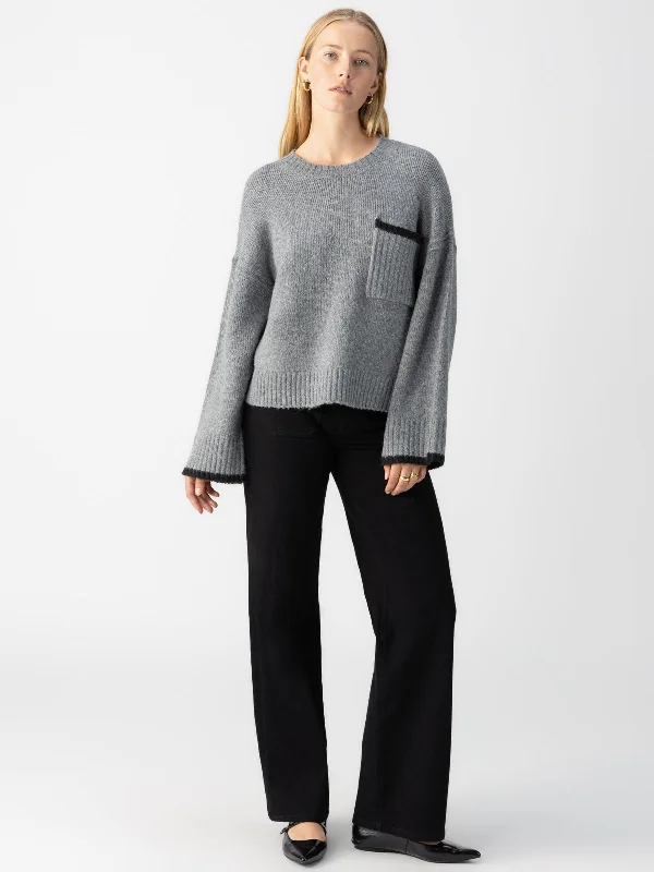 Uptown Girl Sweater Heather Ash