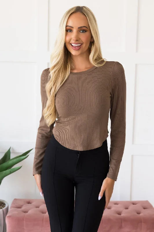 A Step Ahead Ribbed Top