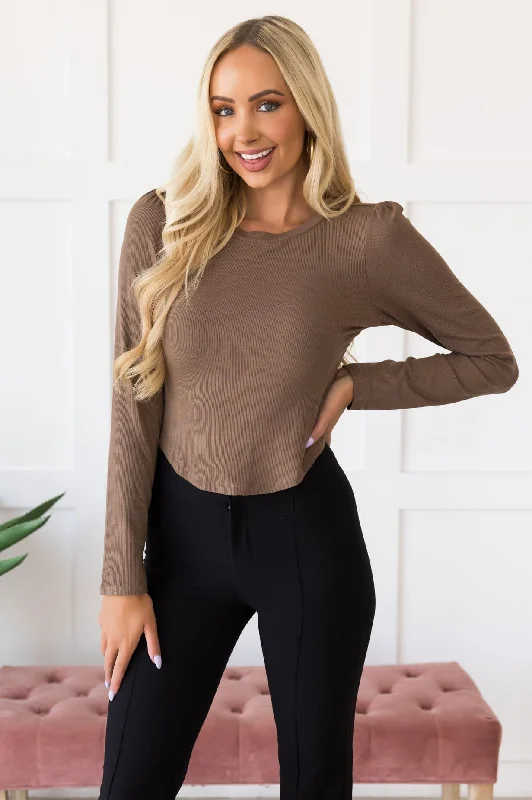 A Step Ahead Ribbed Top