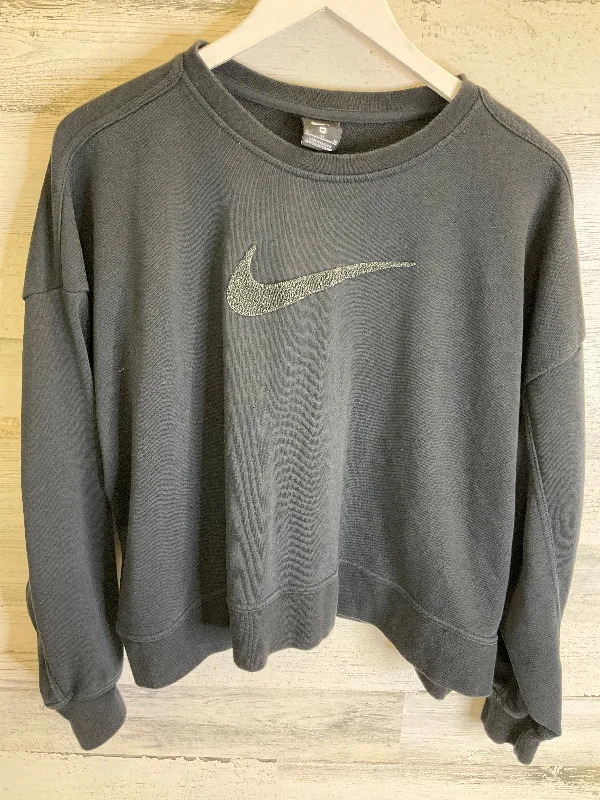 Athletic Sweatshirt Crewneck By Nike Apparel In Black, Size: Xl