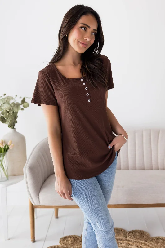 Got A Blissful Heart Modest Top