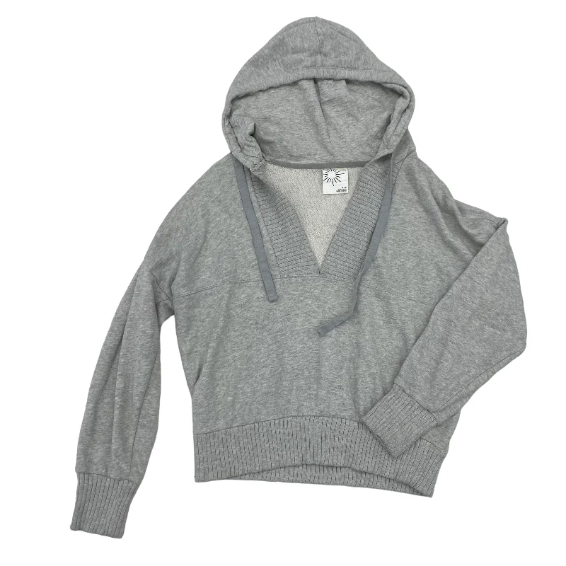 GREY SWEATSHIRT HOODIE by AERIE Size:S