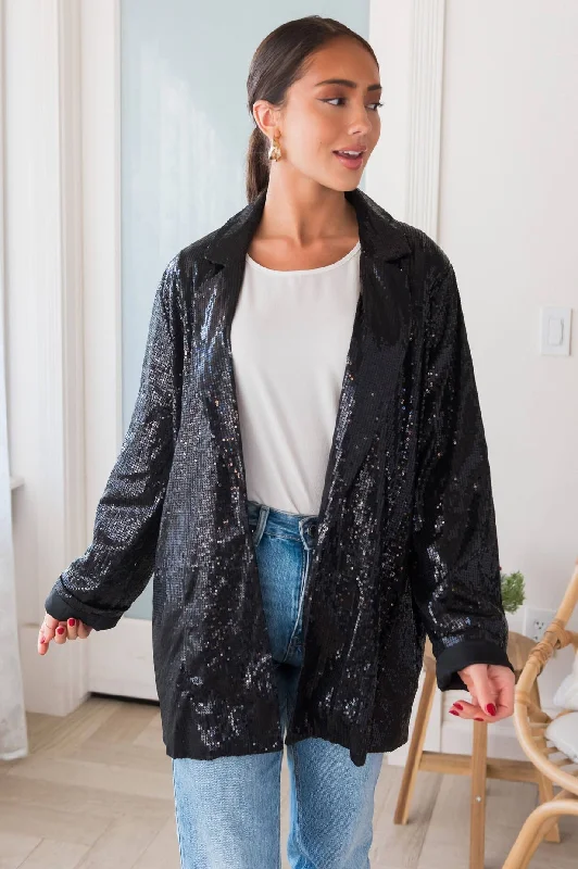 Happy Is Sparkle Sequin Blazer