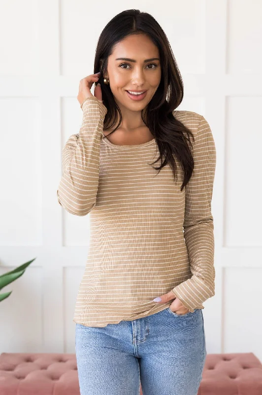 Hopeful Love Ribbed Top