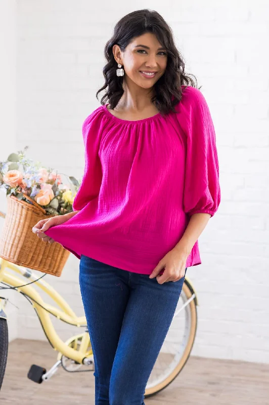 Joy Abounds Textured Top