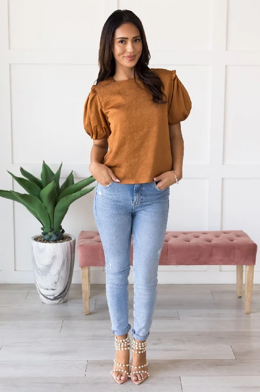 Joyous Puff Sleeve Blouse