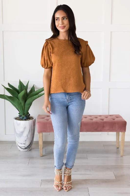 Joyous Puff Sleeve Blouse