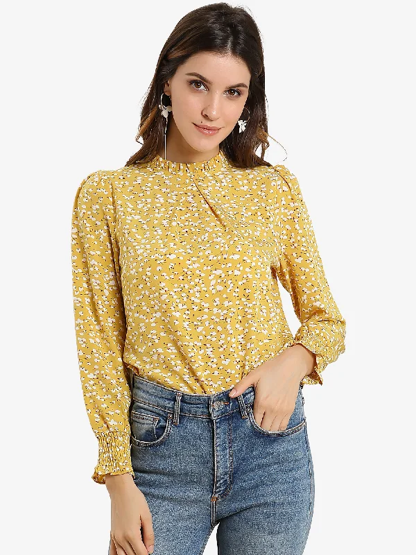 Yellow-Floral / XS