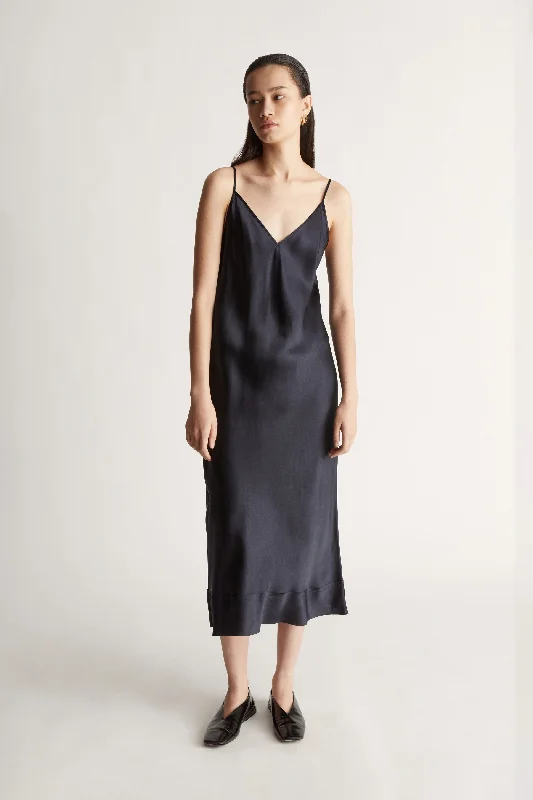 Stella Silk Satin Slip Dress