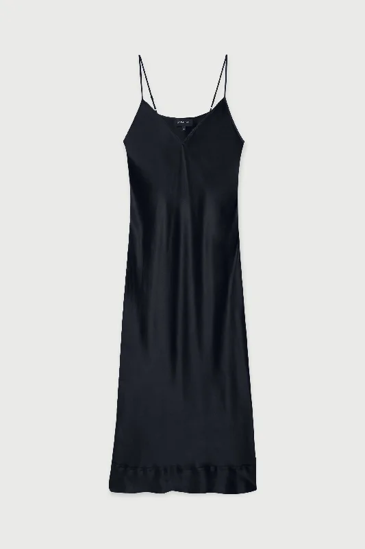 Stella Silk Satin Slip Dress