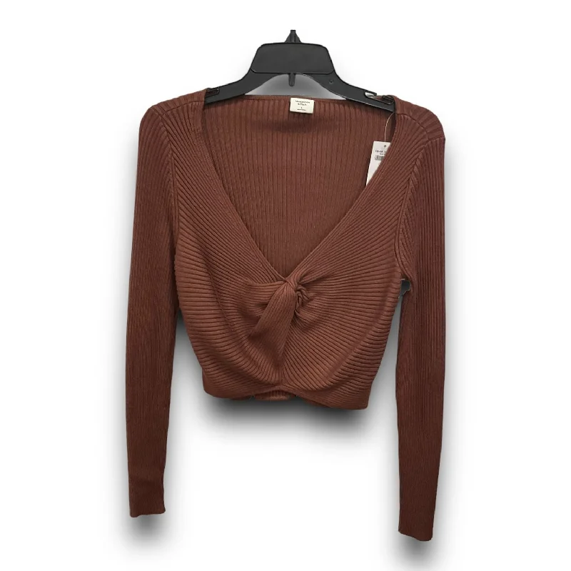 Sweater By Abercrombie And Fitch In Brown, Size: L