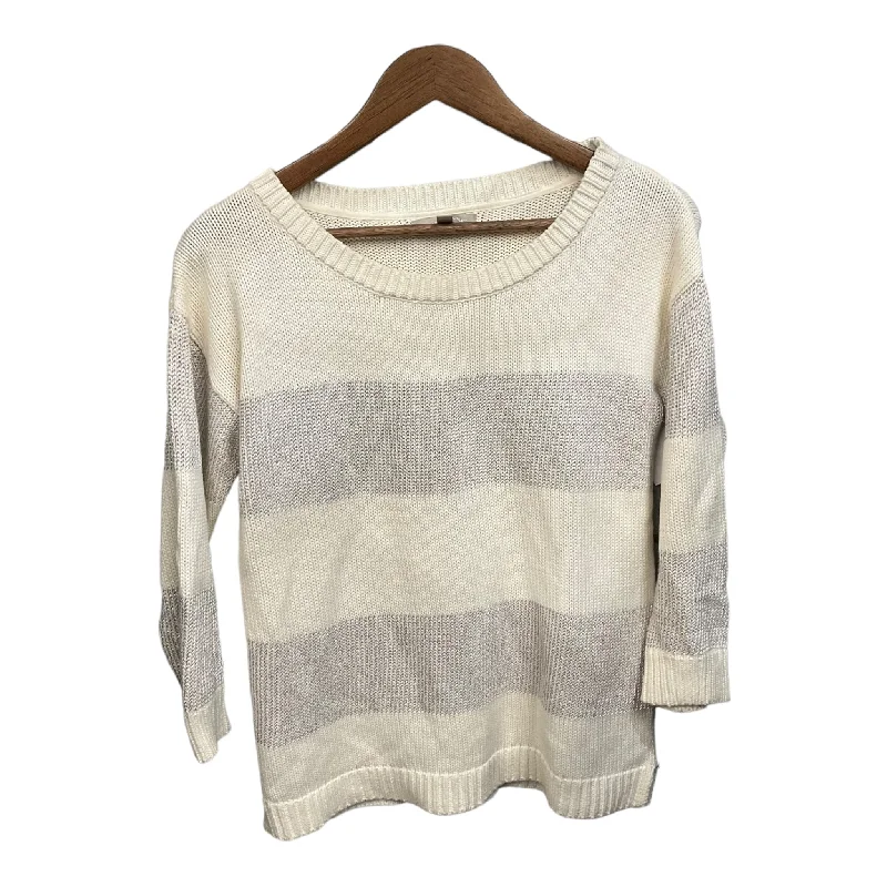 Sweater By Banana Republic In Cream, Size: M