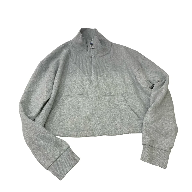 Sweatshirt Collar By Outdoor Voices In Grey, Size: Xl