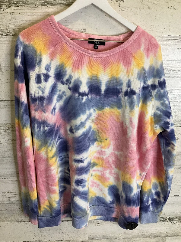 Sweatshirt Crewneck By Clothes Mentor In Multi-colored, Size: Xxl