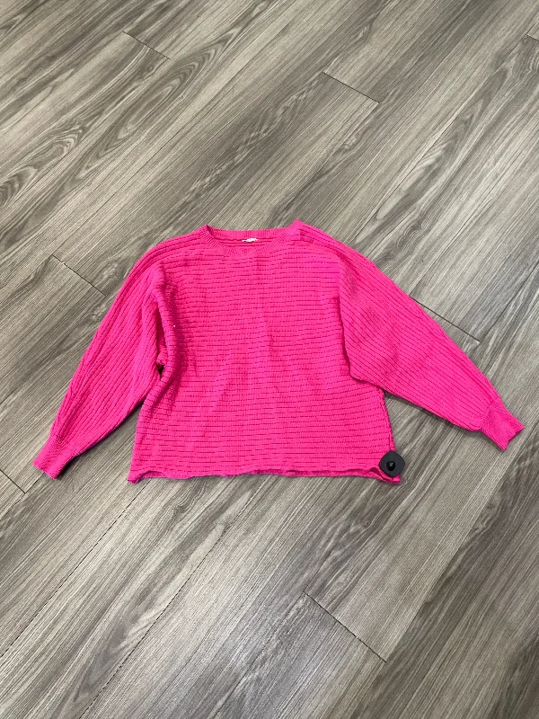 Sweatshirt Crewneck By Jodifl In Pink, Size: Xl