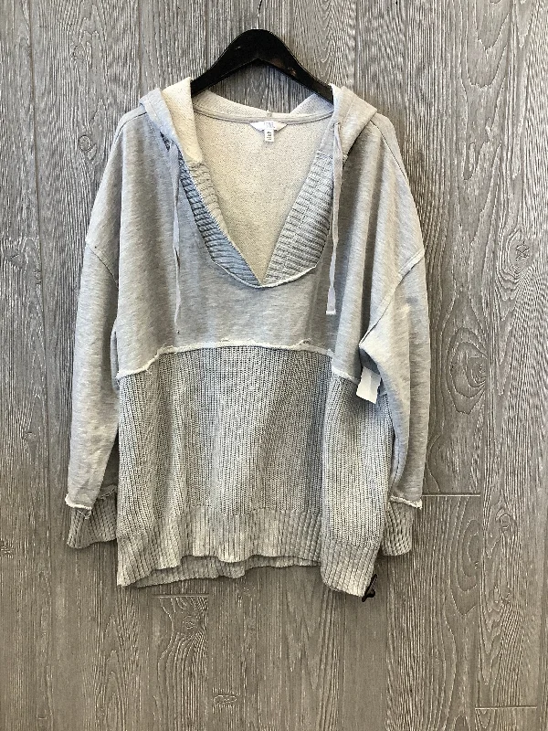 Sweatshirt Hoodie By Time And Tru In Grey, Size: Xxl