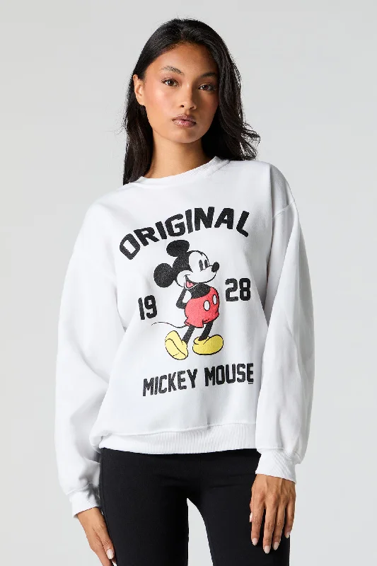 Mickey Mouse Graphic Fleece Sweatshirt