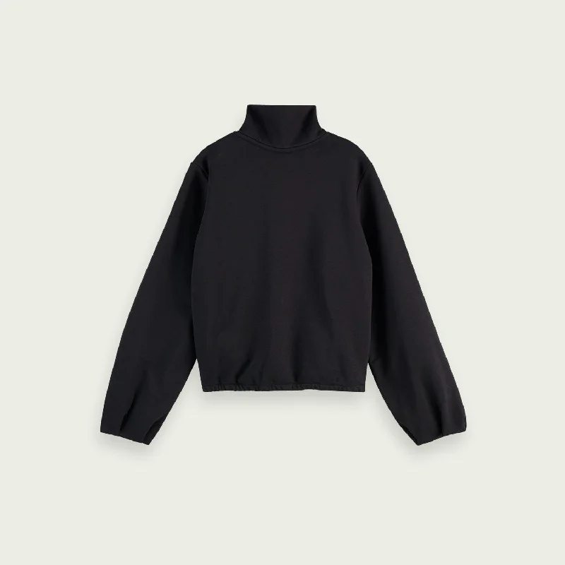 Anorak With Special Buttons Sweater (Black)