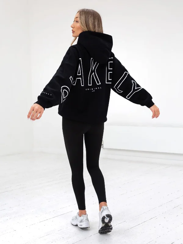 Outline Isabel Oversized Hoodie - Black