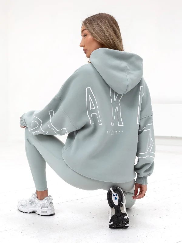 Outline Isabel Oversized Hoodie - Mineral Blue