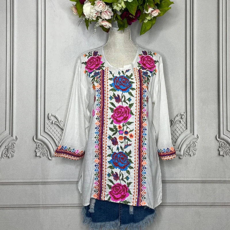 Cross Stitch Mexican Tunic